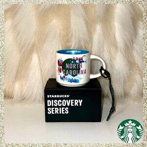 💚⭐️ NWT Starbucks "Discovery Series" North Carolina Mini 2oz Ornament/Mug